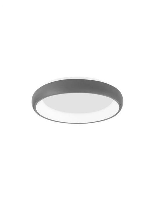 Plafoniera structura din Aluminiu Gri si abajur din Acrilic Alb H8.5xL41cm IP20 32W 1952lm 3000k ALBI