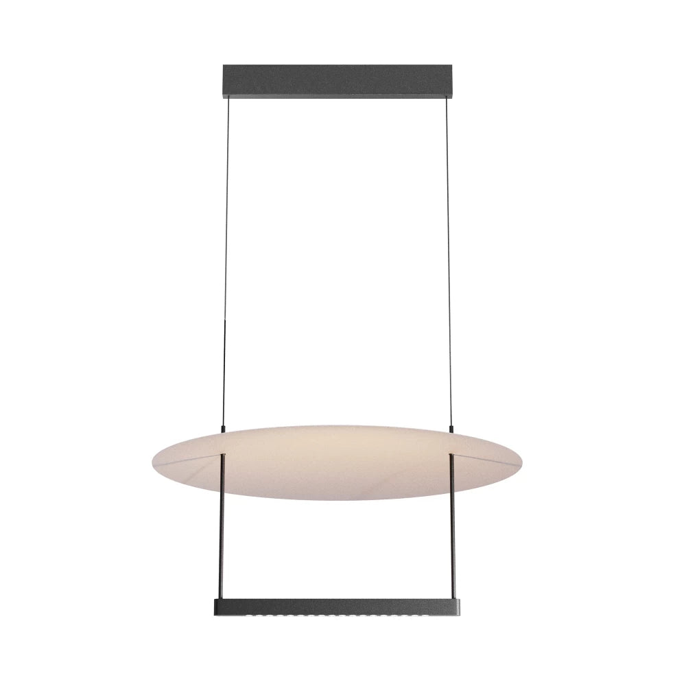 Lustra din Metal Negru/Alb H334.6xL37.7cm Ambience
