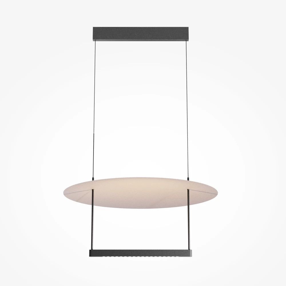 Lustra din Metal Negru/Alb H334.6xL37.7cm Ambience