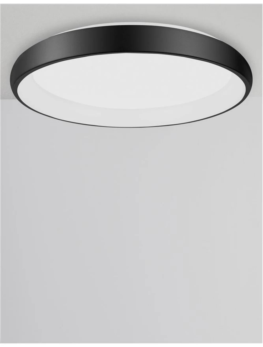 Plafoniera din Aluminiu Negru H8.5xL61cm IP20 50W 2876lm 3000k ALBI