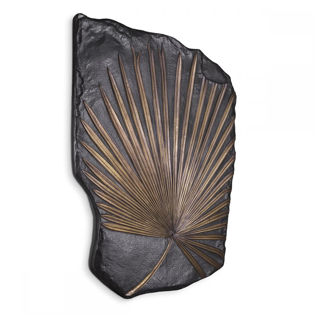 Decoratiune de perete din Metal Bronz/Alama L125xH172cm Palma Eichholtz