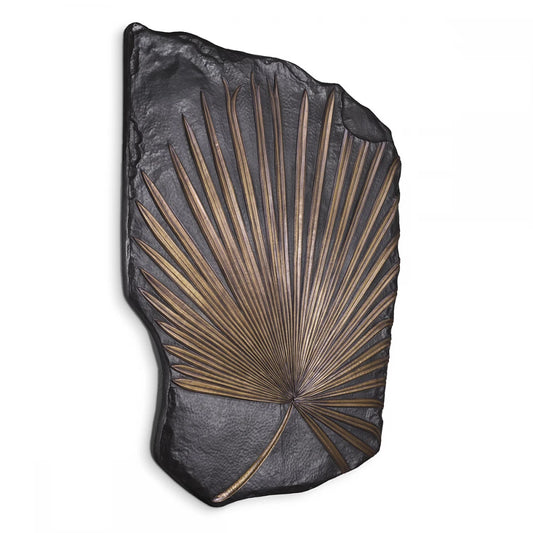Decoratiune de perete din Metal Bronz/Alama L125xH172cm Palma Eichholtz