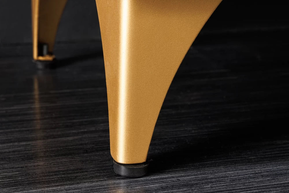Comoda TV din Lemn de mango Negru si Metal Auriu L180xH55cm GOLDEN SUNSET