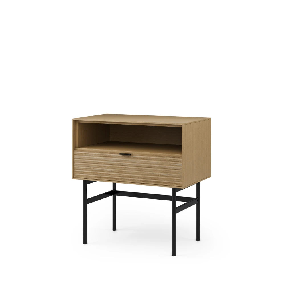 Noptiera cu sertar Tulsa de culoare stejar L60xH63cm