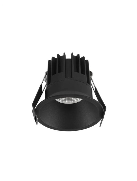 Spot incastrat din Aluminiu Negru H7.5xL8.5cm IP20 13W 1037lm 4000k LUELA