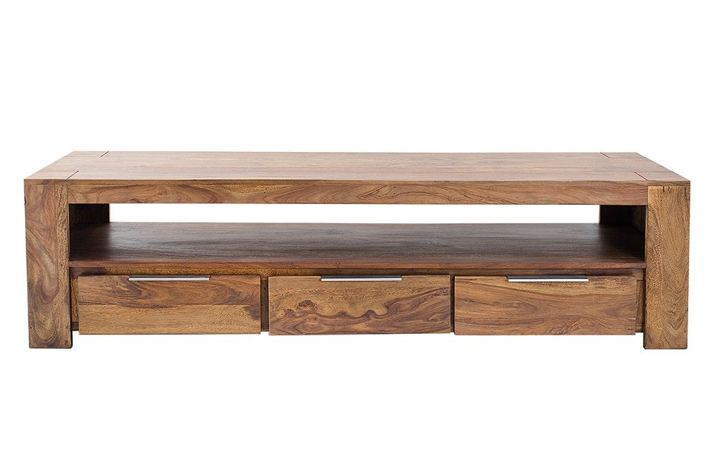Comoda TV din Lemn de sheesham Maro Makassar L170xH45cm