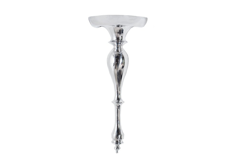Etajera suspendata din Aluminiu Argintiu Scala L25xH60cm