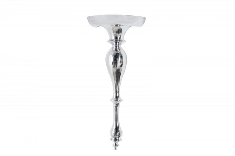 Etajera suspendata din Aluminiu Argintiu Scala L80xH80cm