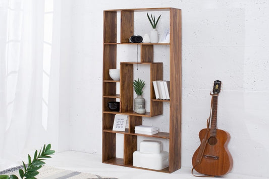 Etajera din Lemn masiv de palisandru Maro Makassar L80xH180cm