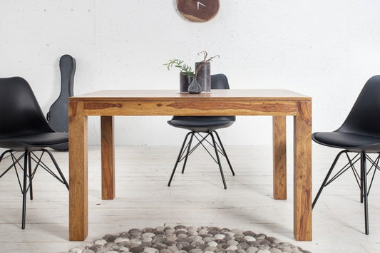 Masa extensibila dreptunghiulara din Lemn de palisandru Maro de 6-8 persoane L120/200x80cm Lagos