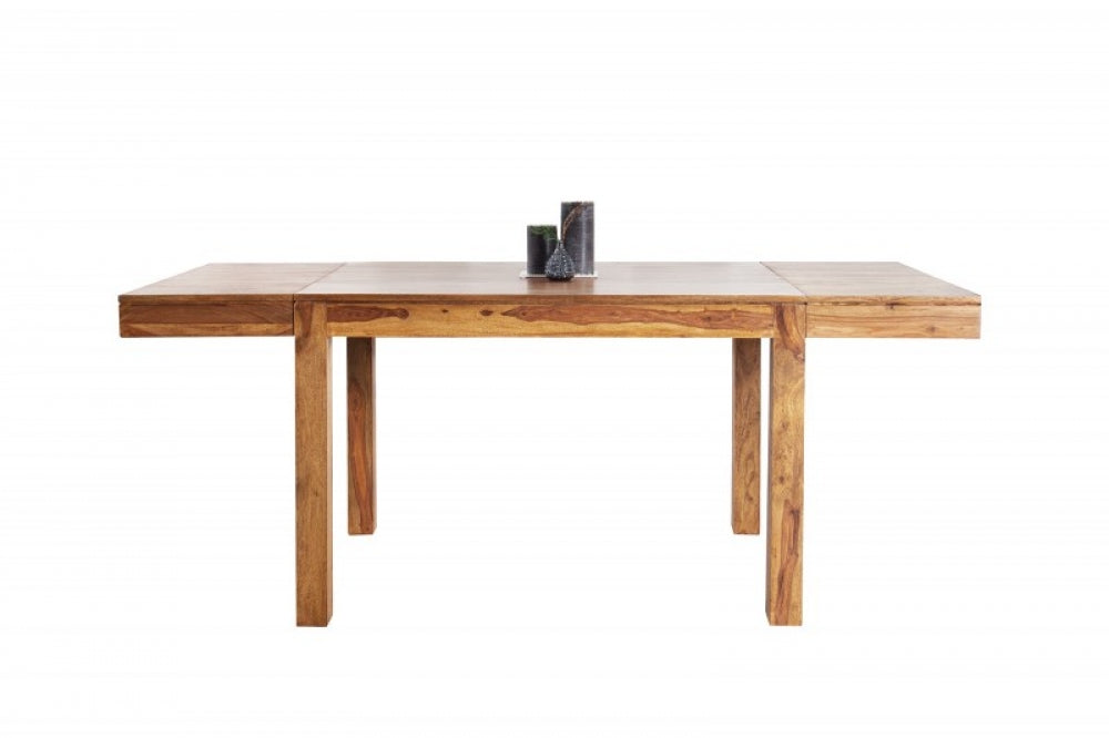 Masa extensibila dreptunghiulara din Lemn de palisandru Maro de 6-8 persoane L120/200x80cm Lagos