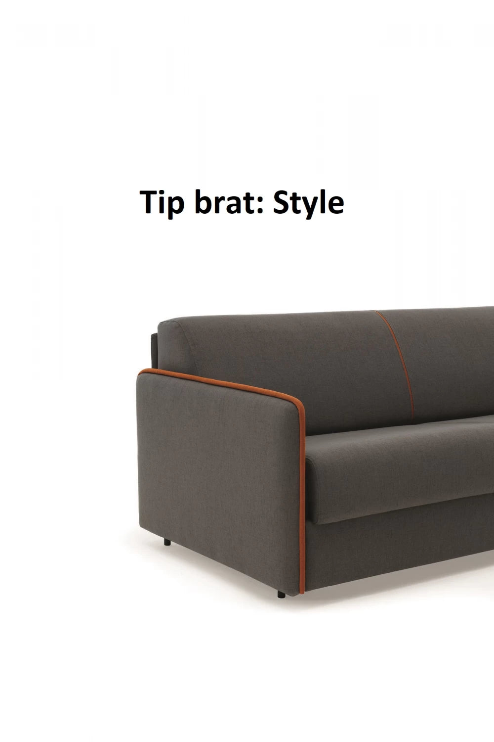 Canapea 3 locuri extensibila cu saltea de 160x195cm Maxi Madeira