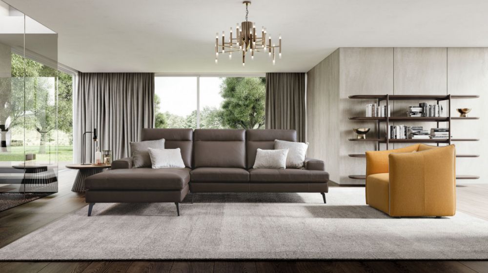 Coltar fix 3 locuri Emmet stil Modern L298cm