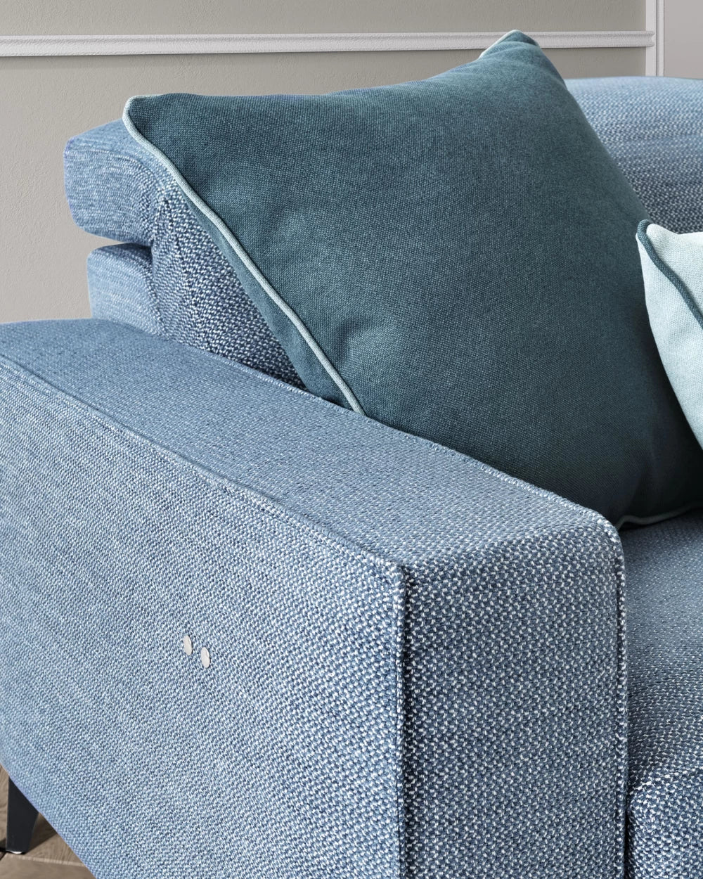 Coltar de 3 locuri cu un recliner Christopher stil Modern L265cm