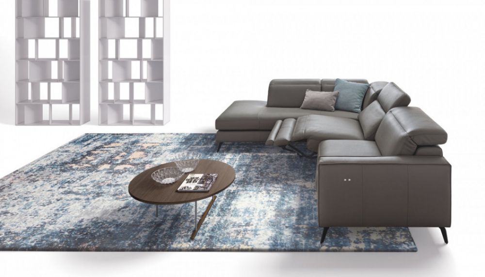 Coltar de 4 locuri cu recliner Christopher stil Modern L288cm