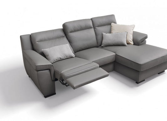 Coltar de 3 locuri cu functie de relaxare pentru un loc Hollis stil Modern L248cm