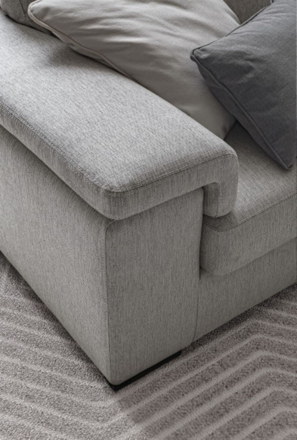 Coltar de 5 locuri cu un recliner Jaro stil Modern L281cm