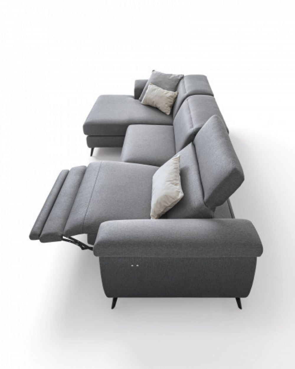 Coltar de 3 locuri cu un recliner Zeno stil Modern L305cm