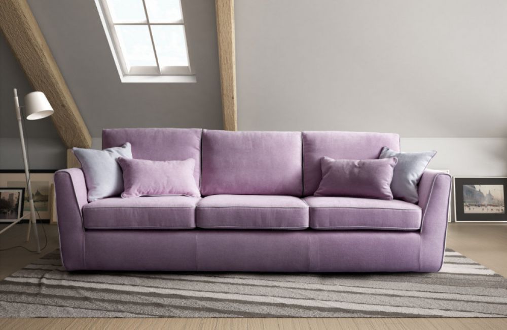 Canapea fixa 3 locuri Lola stil Elegant L241cm
