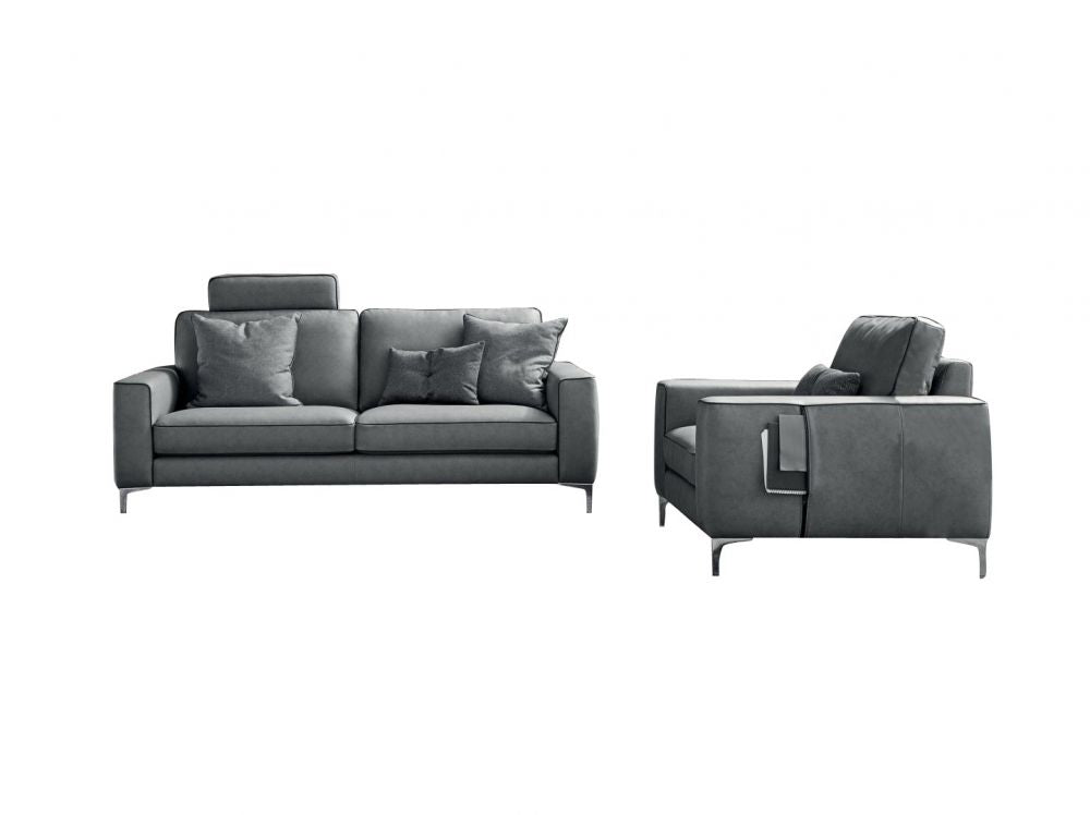 Canapea fixa 3 locuri Russel stil Modern L208cm
