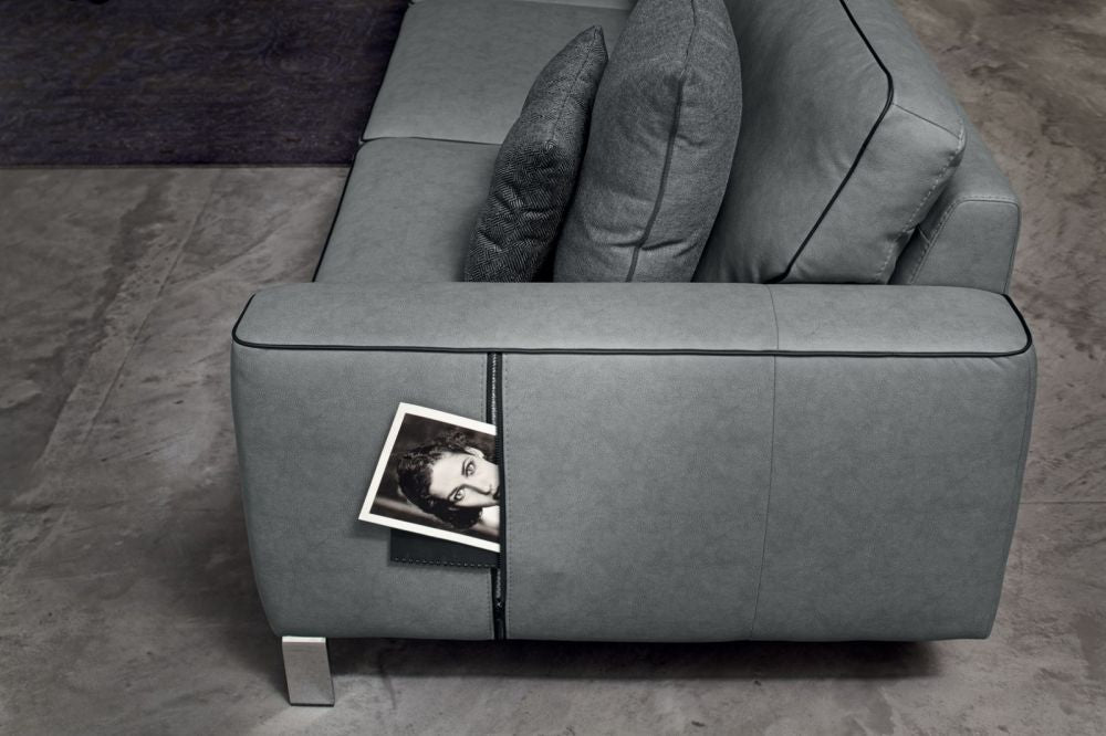 Canapea fixa 3 locuri Russel stil Modern L208cm