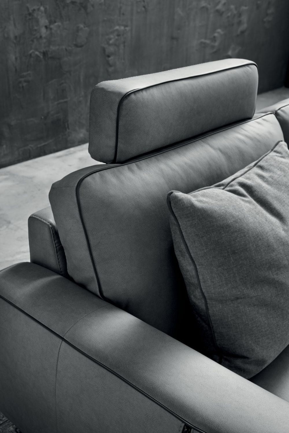 Canapea fixa 3 locuri Russel stil Modern L208cm