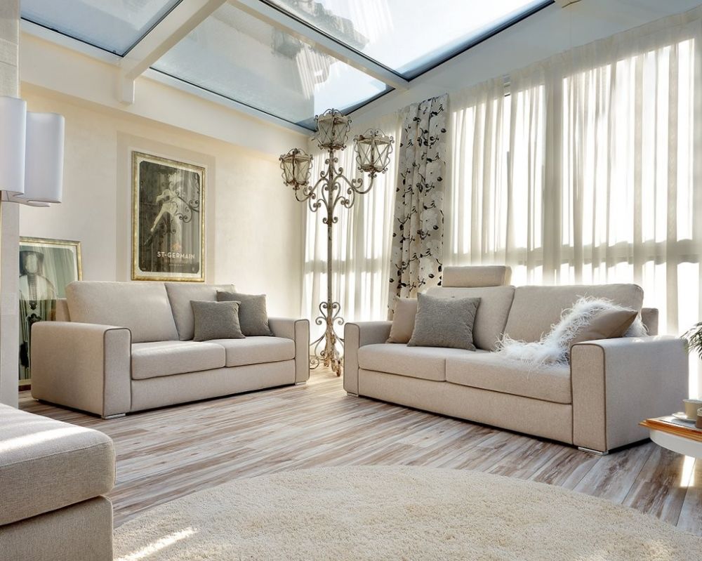 Canapea fixa 3 locuri Icaro stil Modern L241cm