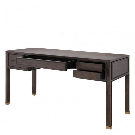 Birou din Lemn masiv de stejar Maro MELCHIOR L161xH78cm