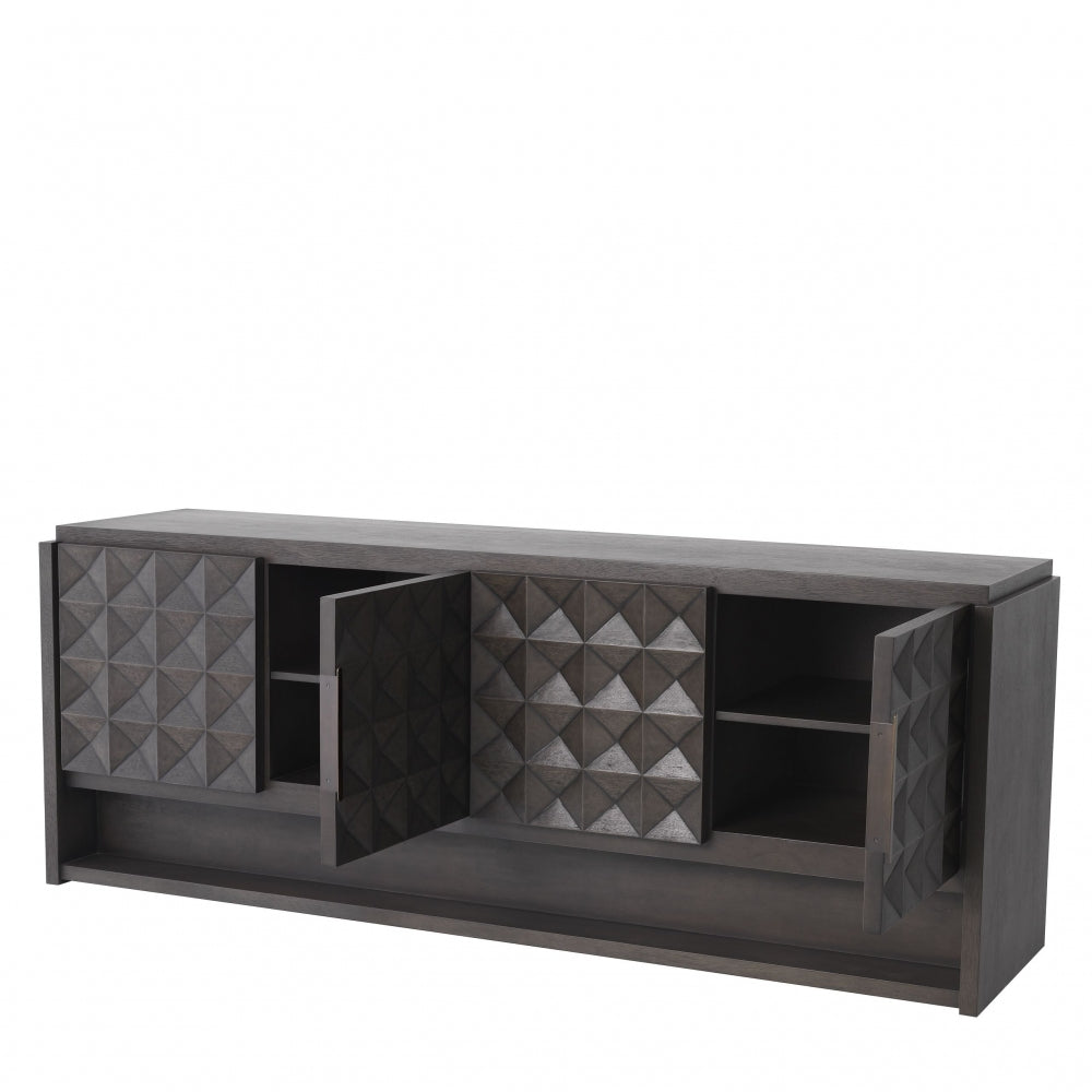 Comoda din Lemn masiv de meranti Maro JANE L L219xH83cm