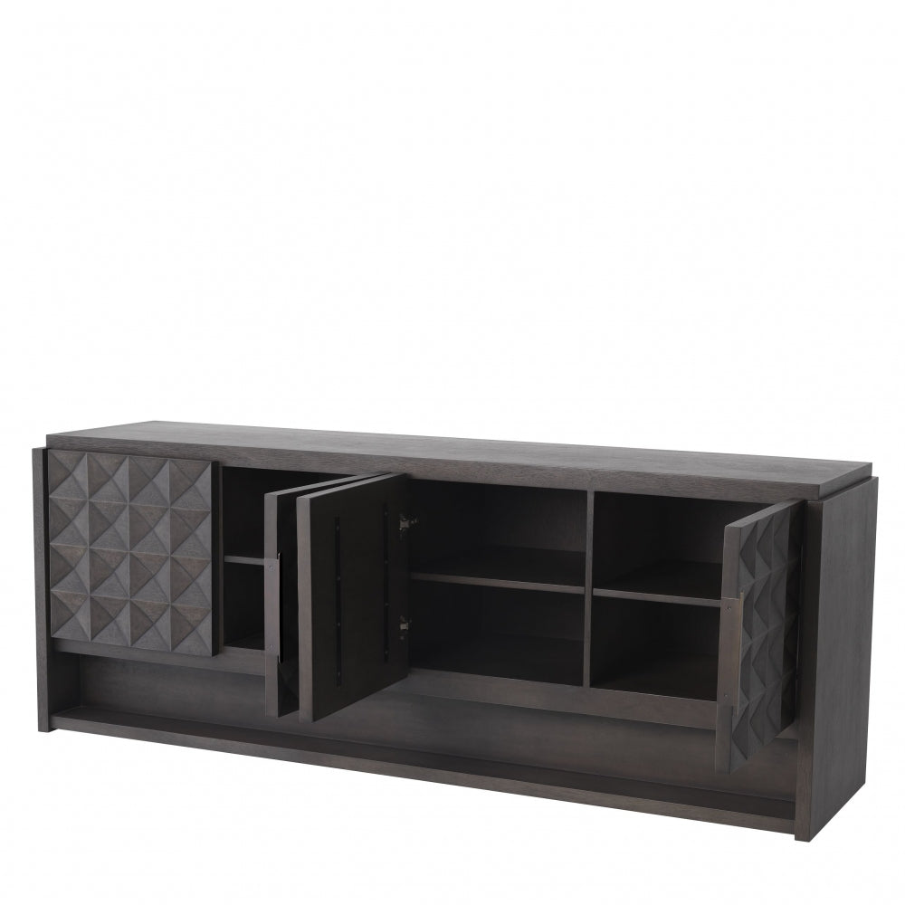 Comoda din Lemn masiv de meranti Maro JANE L L219xH83cm