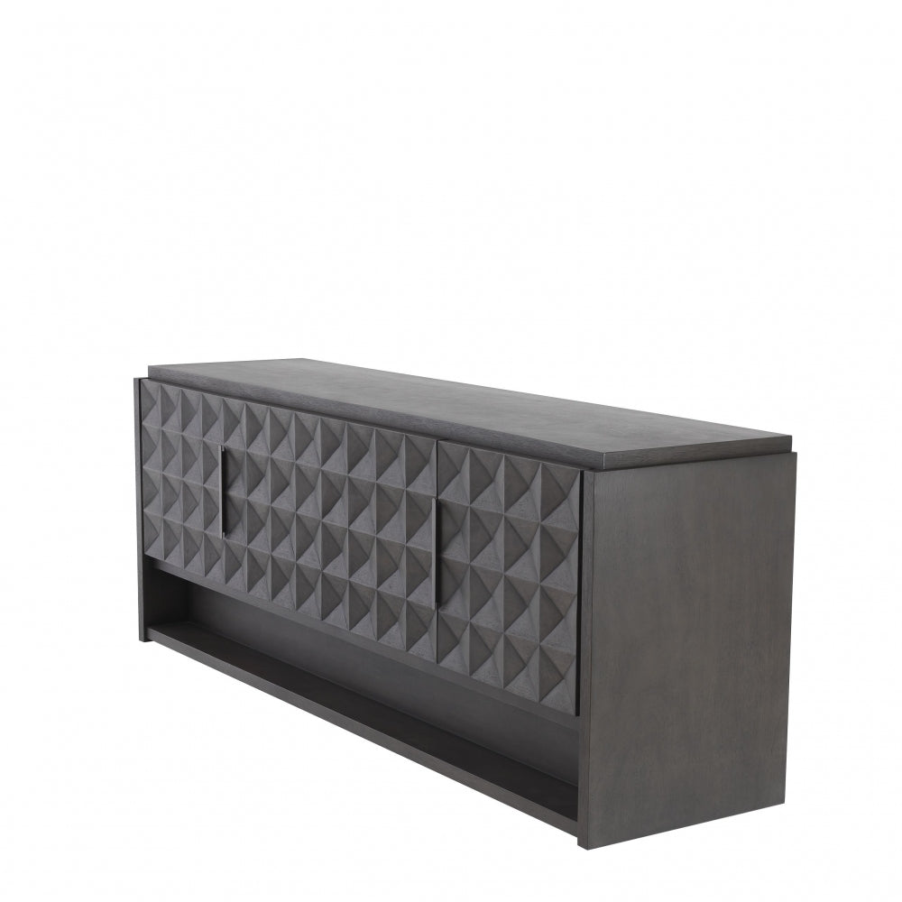 Comoda din Lemn masiv de meranti Maro JANE L L219xH83cm