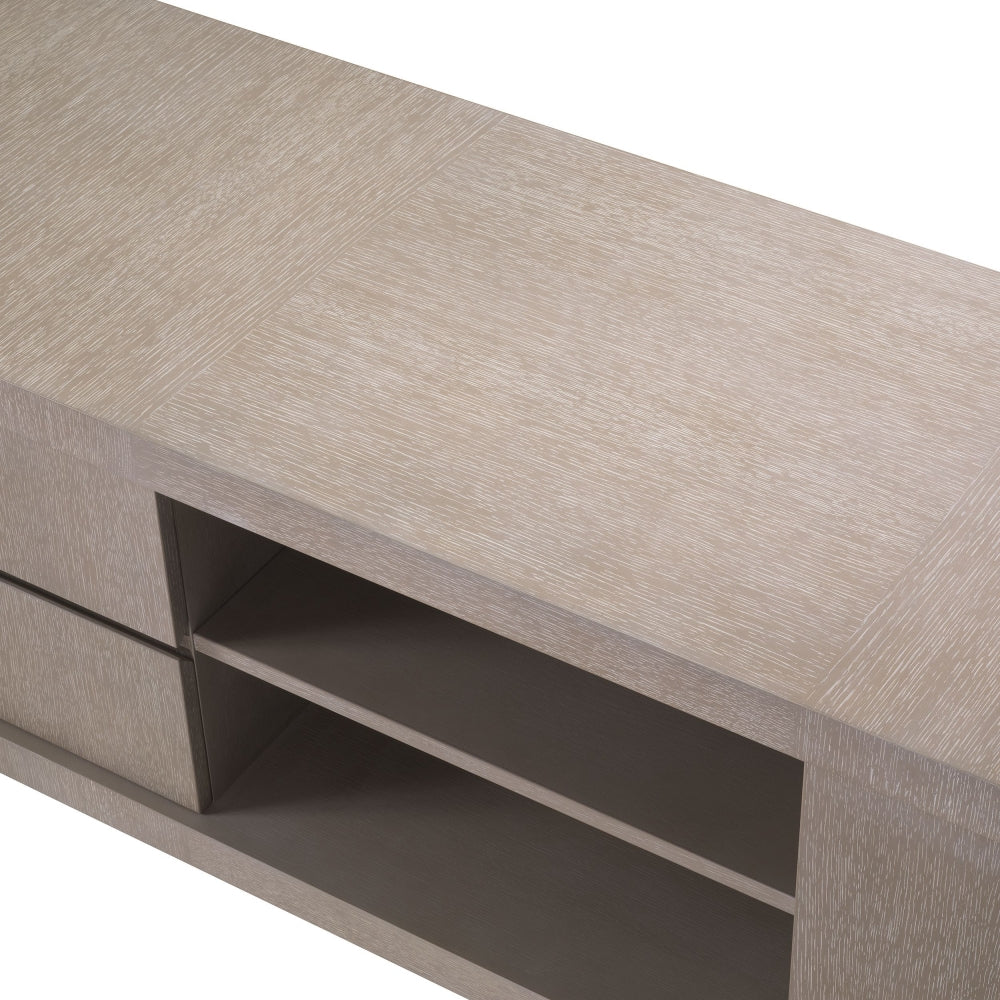 Comoda din Lemn masiv de stejar crem CROSBY L220xH53cm