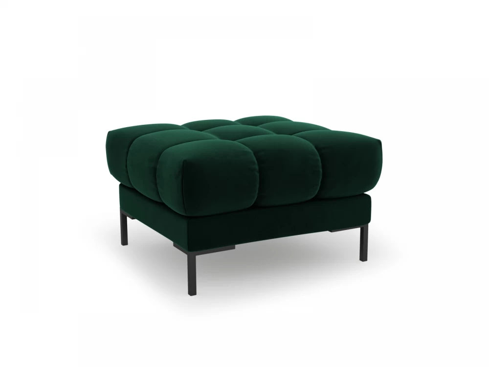 Taburet verde cu picioare customizabile Mamaia L60xH41cm