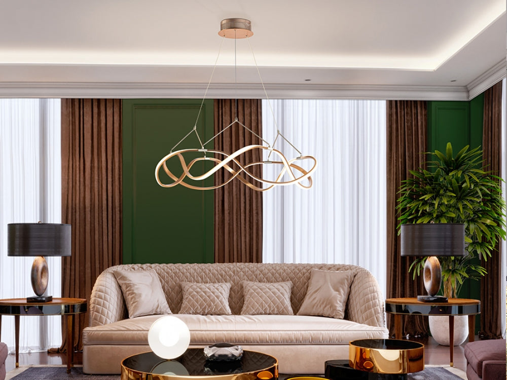 Lustra Rotunda din Metal Bronz D80xH130 Molly