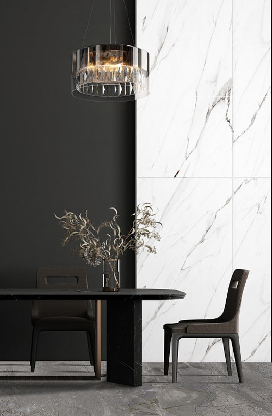 Lustra rotunda cu inaltime reglabila cu 4 becuri E14 60W D40xH170.5cm Wonderland