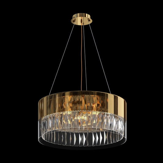 Lustra rotunda cu inaltime reglabila cu 6 becuri E14 60W D50xH170.5cm Wonderland