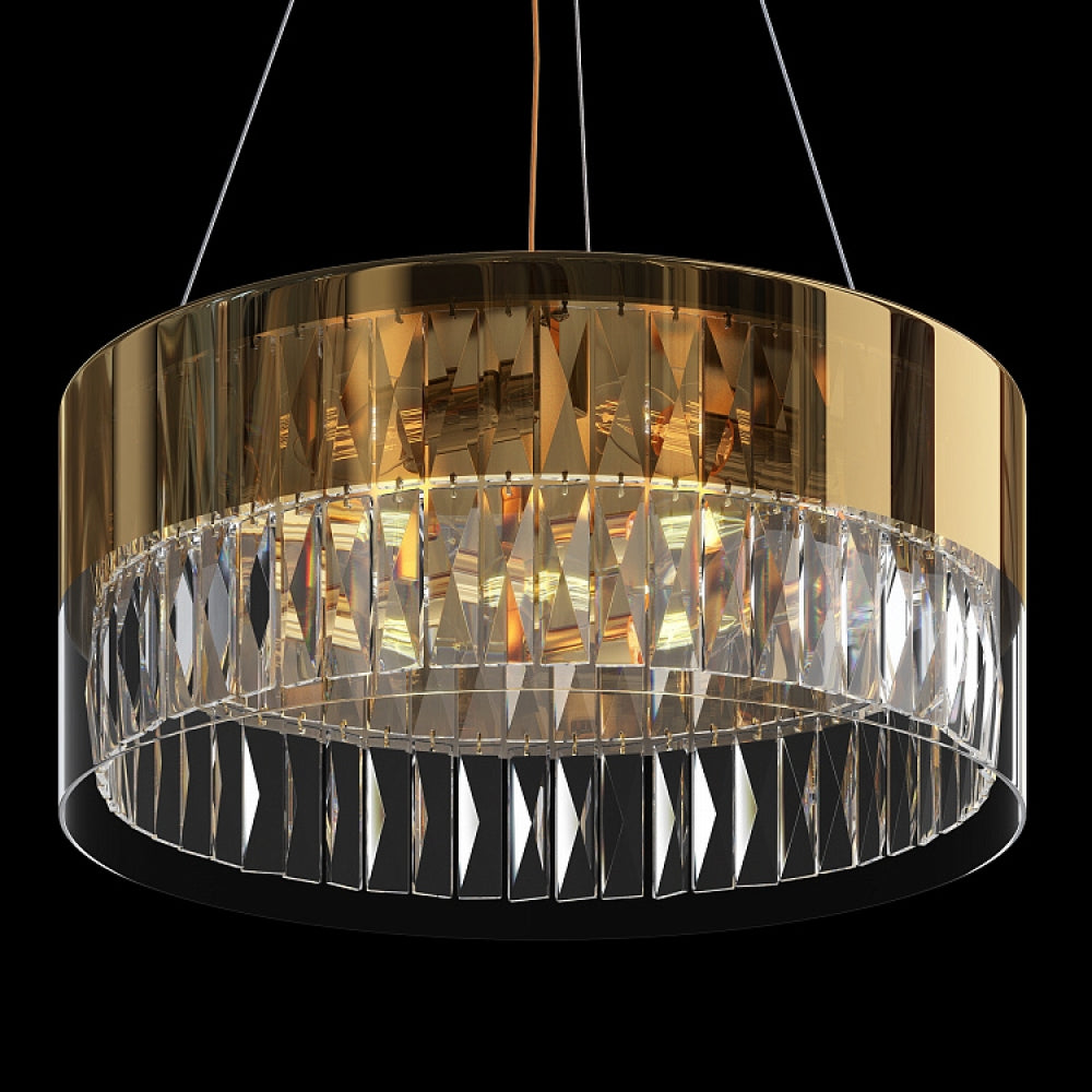 Lustra rotunda cu inaltime reglabila cu 6 becuri E14 60W D50xH170.5cm Wonderland