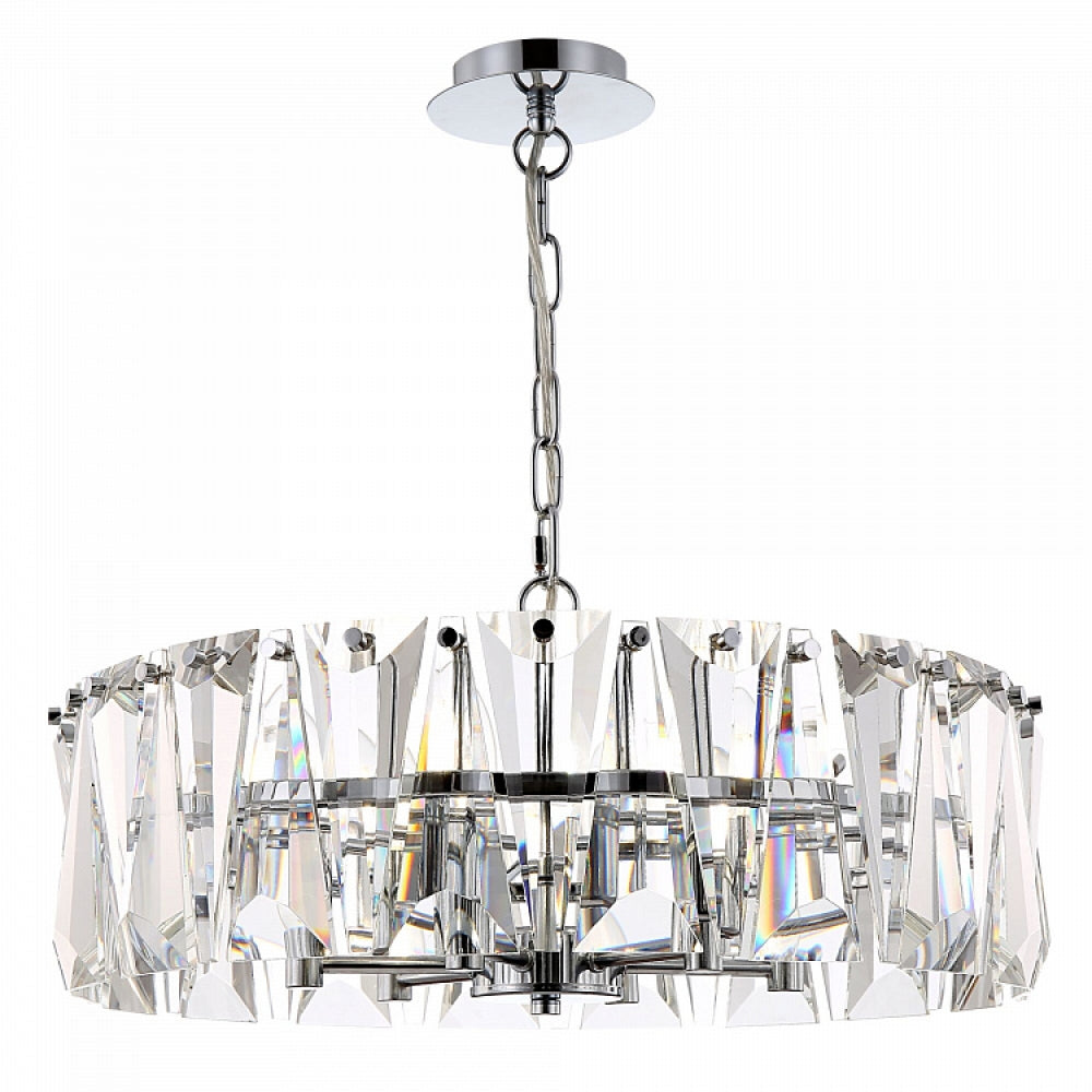 Lustra rotunda cu inaltime reglabila cu 6 becuri E14 60W D51.7xH66.8cm Puntes