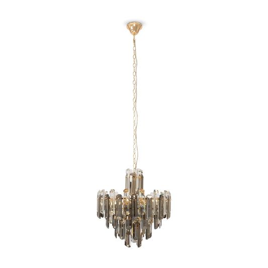 Lustra rotunda cu inaltime reglabila cu 6 becuri E14 40W D48.8xH154.2cm Flare