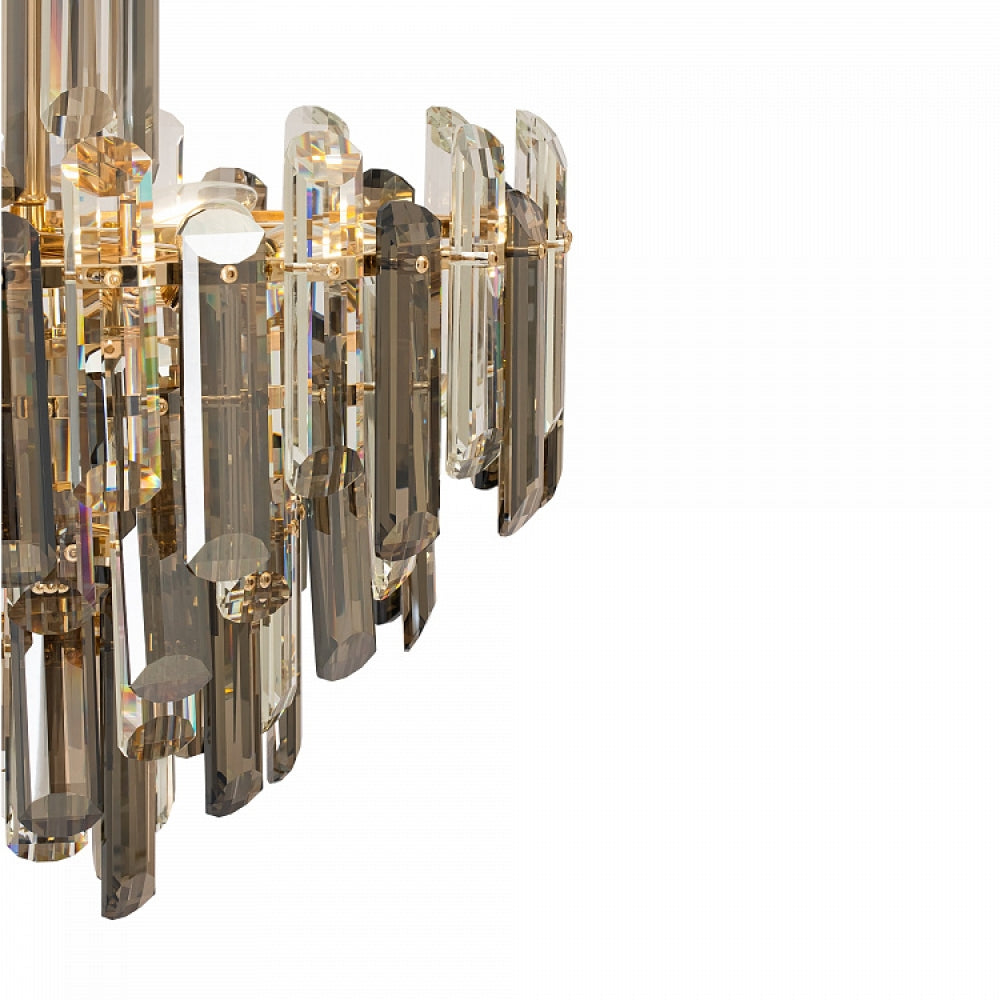 Lustra rotunda cu inaltime reglabila cu 6 becuri E14 40W D48.8xH154.2cm Flare