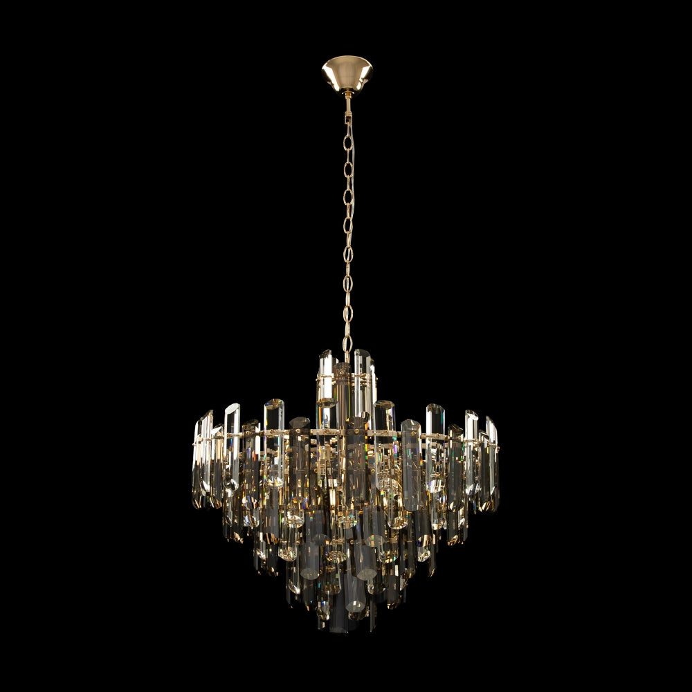 Lustra rotunda cu inaltime reglabila cu 8 becuri E14 40W D60.8xH160.2cm Flare