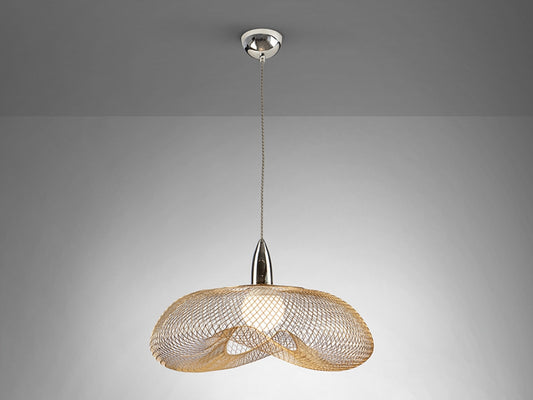 Pendul din Metal Argintiu/Auriu L55xH150cm Forma
