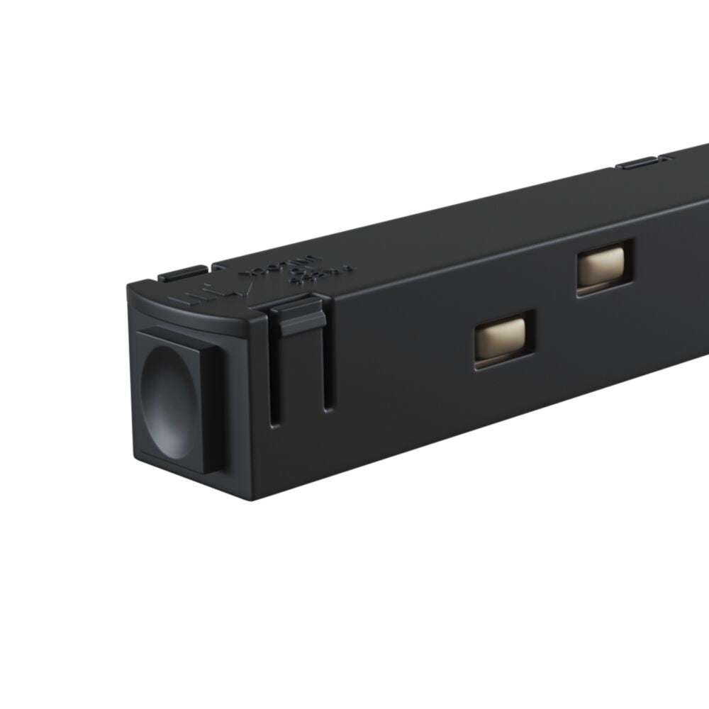 Conector de alimentare directa pentru sina magnetica Plastic Negru L20cm