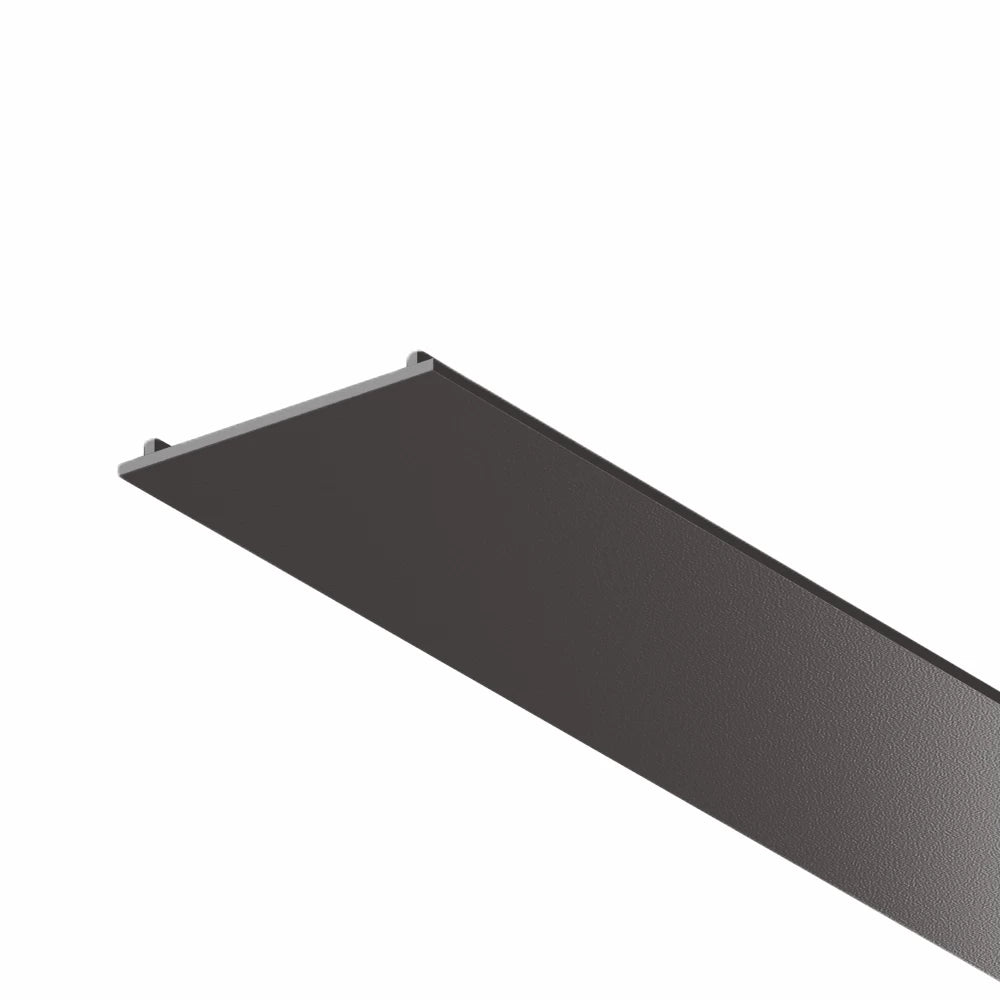 Acoperire decorativa pentru sina magnetica Aluminiu Negru L100cm