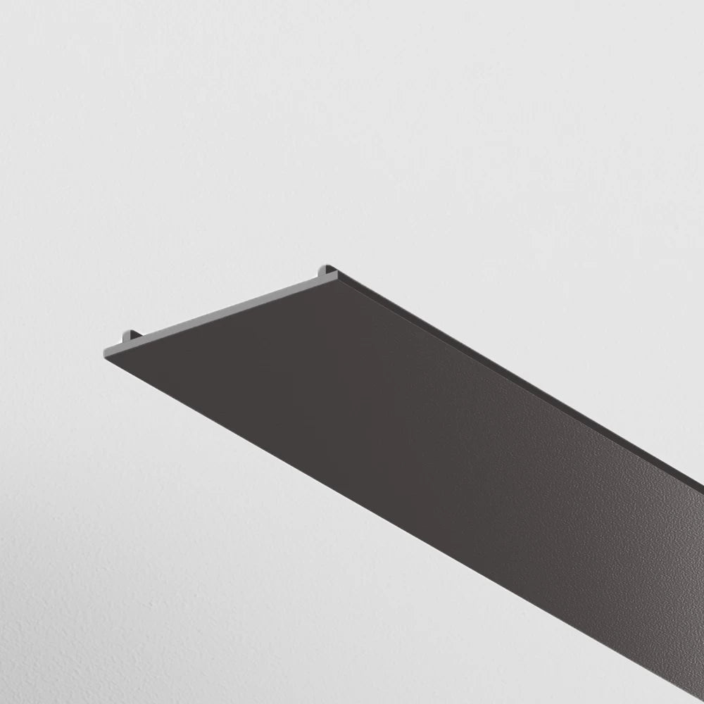Acoperire decorativa pentru sina magnetica Aluminiu Negru L100cm