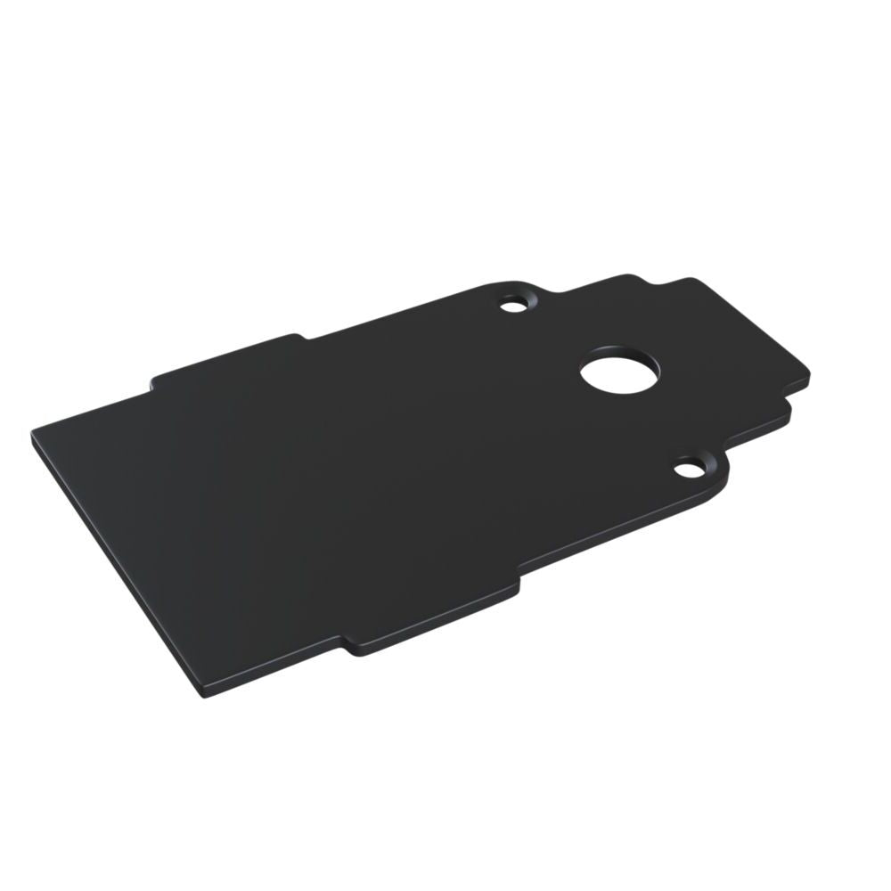 Cap pentru sina magnetica Aluminiu Negru L8cm