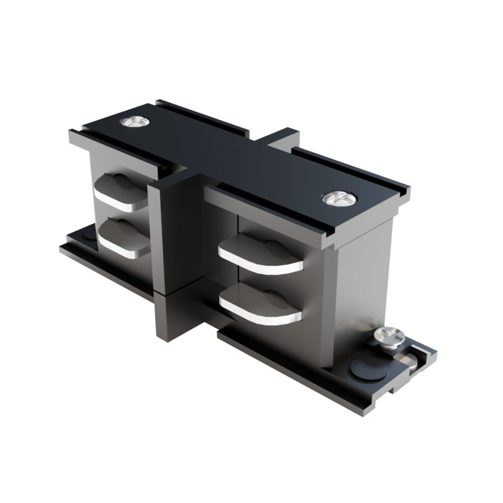 Conector pentru sina 3 faze Plastic Negru L7cm