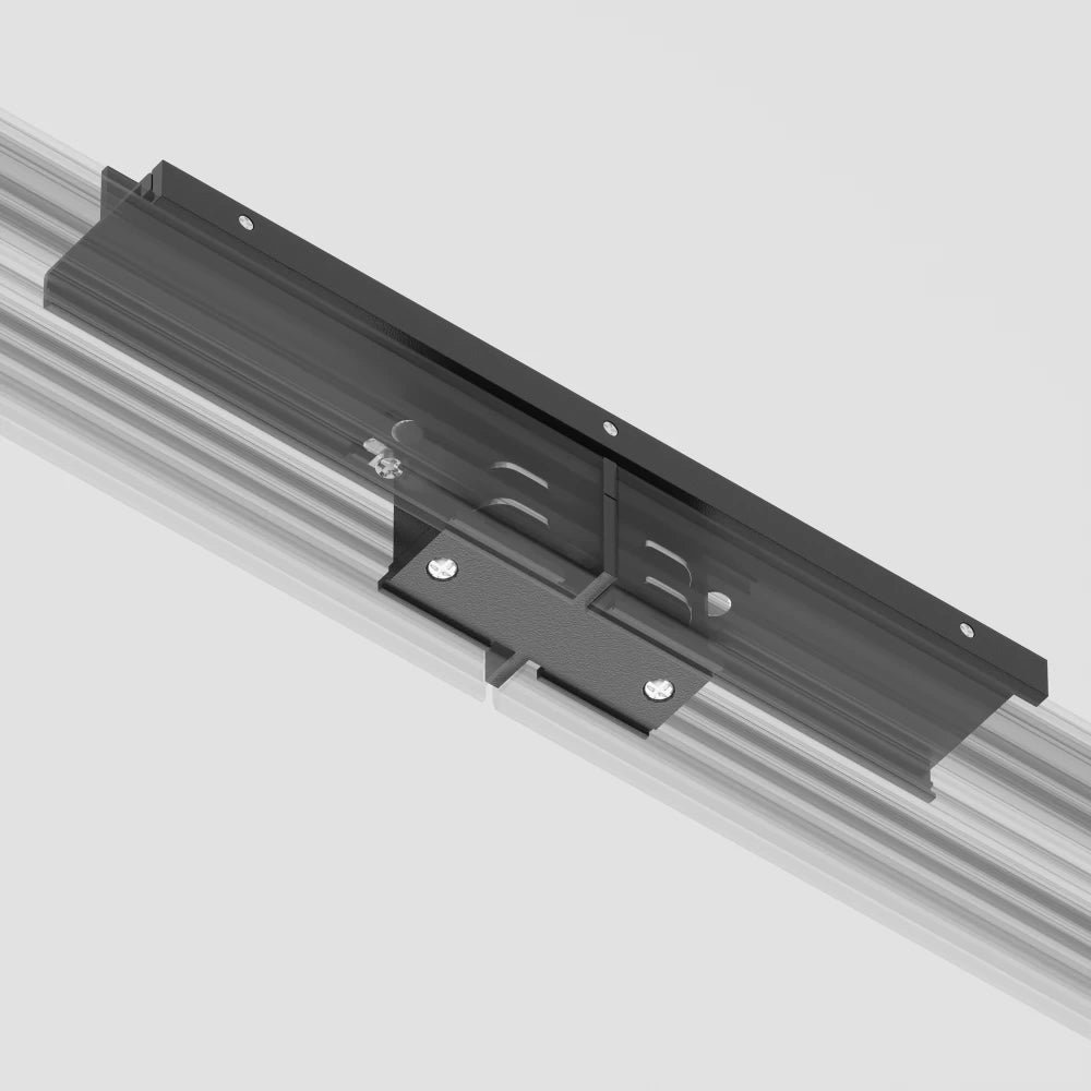 Accesoriu pentru sina 3 faze Aluminiu Negru L18cm