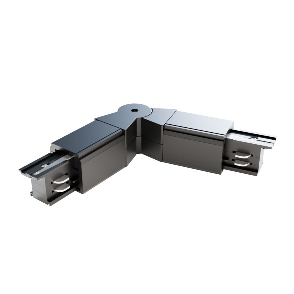 Conector pentru sina 3 faze Plastic Negru L23cm