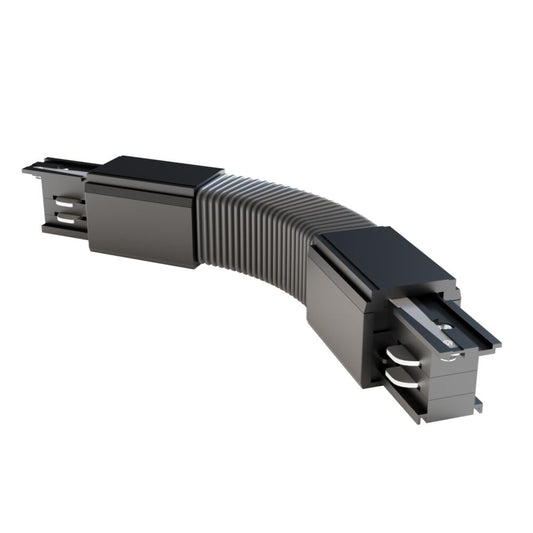 Conector flexibil pentru sina 3 faze Plastic Negru L24cm
